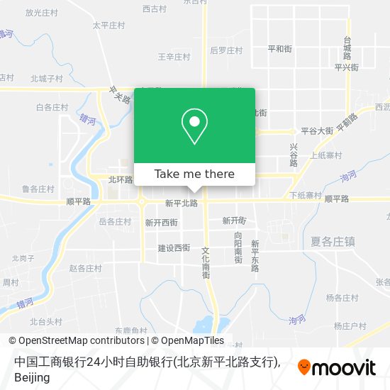 中国工商银行24小时自助银行(北京新平北路支行) map