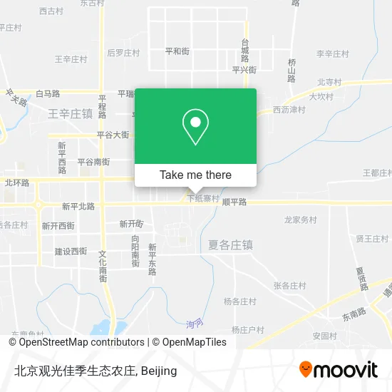 北京观光佳季生态农庄 map