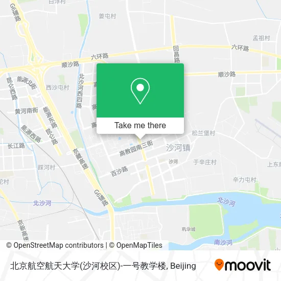 北京航空航天大学(沙河校区)-一号教学楼 map