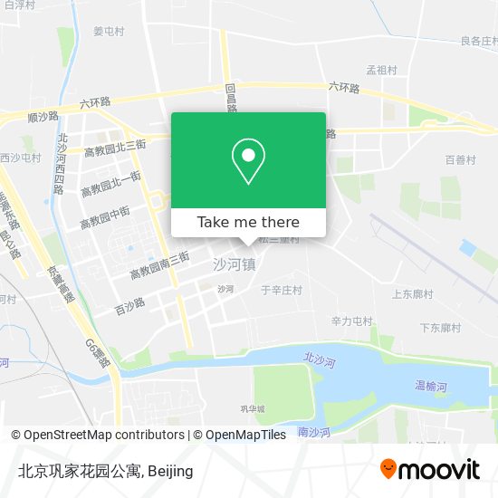北京巩家花园公寓 map