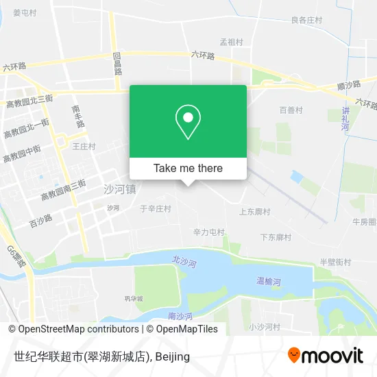 世纪华联超市(翠湖新城店) map