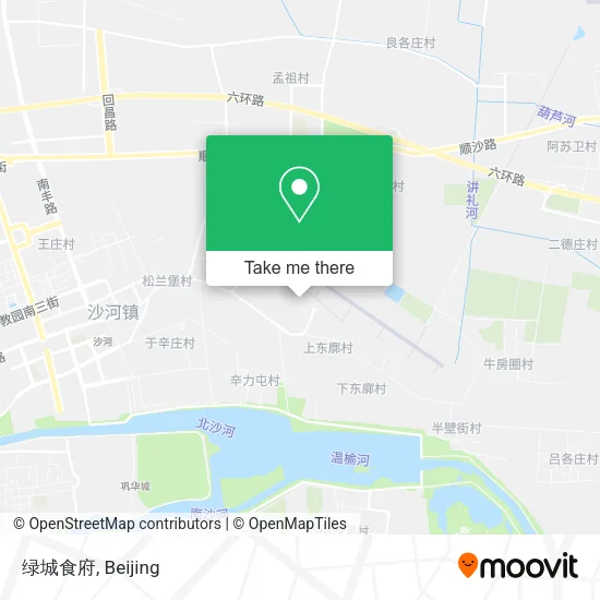 绿城食府 map