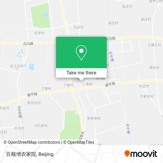 百顺增农家院 map