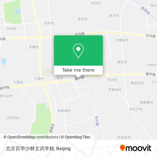北京百华少林文武学校 map