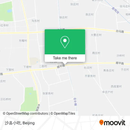 沙县小吃 map