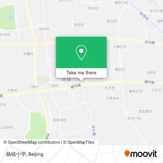 杨镇小学 map
