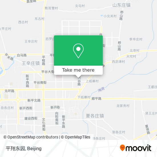 平翔东园 map
