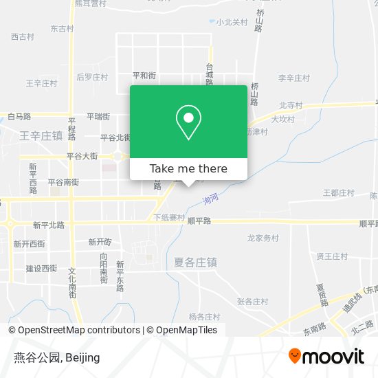 燕谷公园 map