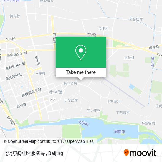沙河镇社区服务站 map