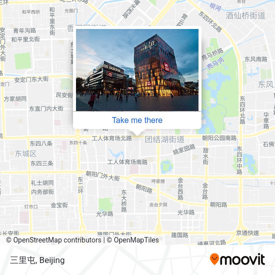 三里屯 map
