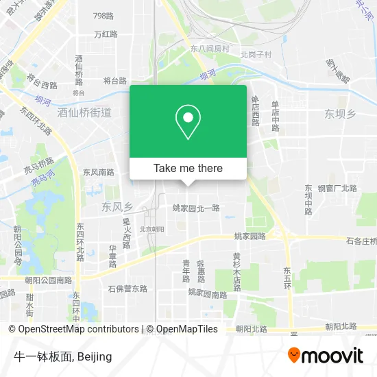 牛一钵板面 map