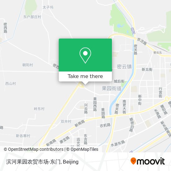 滨河果园农贸市场-东门 map