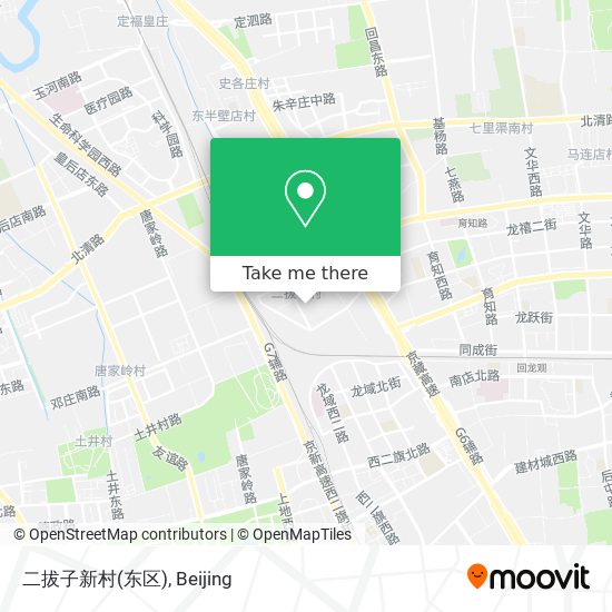 二拔子新村(东区) map