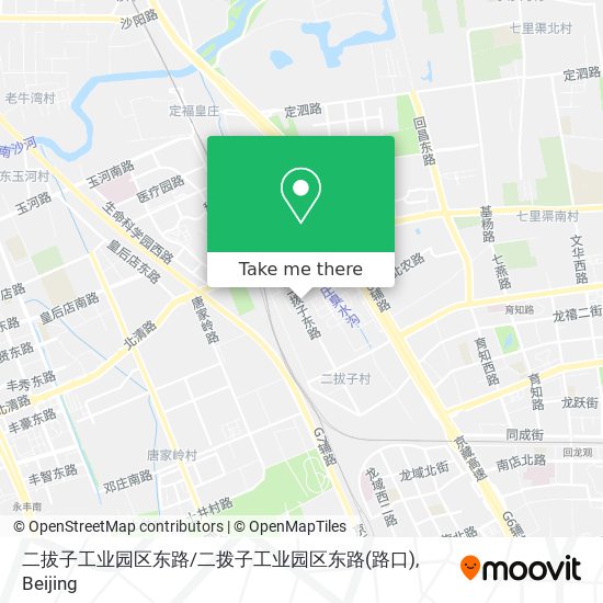 二拔子工业园区东路/二拨子工业园区东路(路口) map
