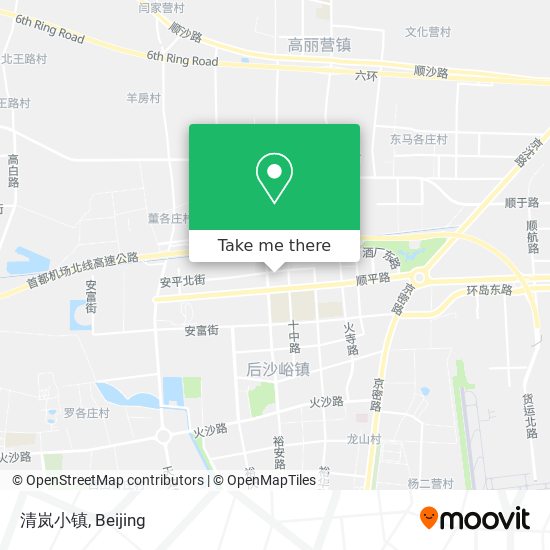 清岚小镇 map