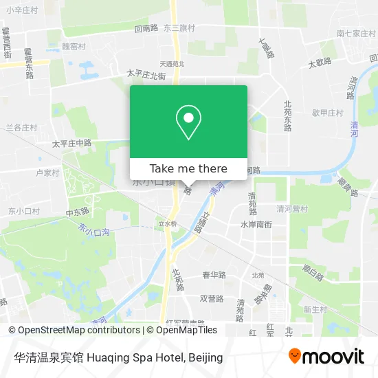 华清温泉宾馆 Huaqing Spa Hotel map