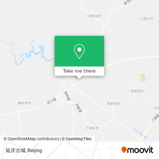 延庆古城 map