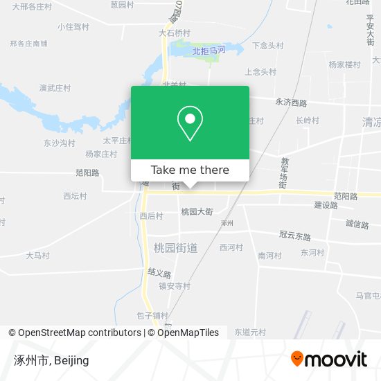 涿州市 map