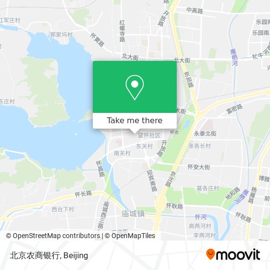 北京农商银行 map