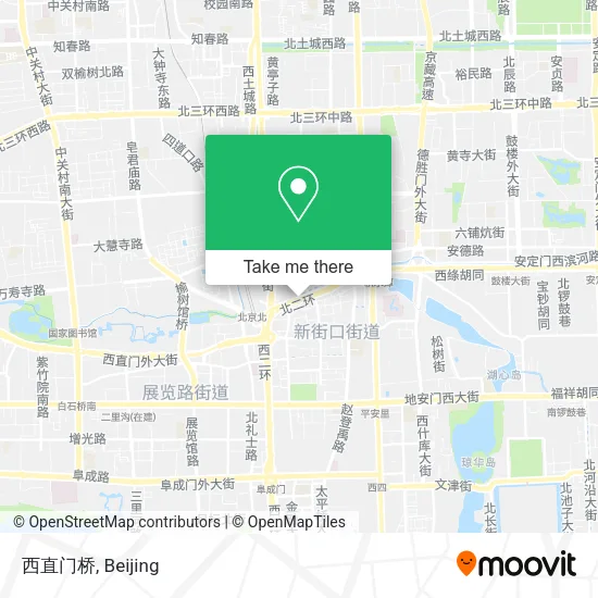 西直门桥 map