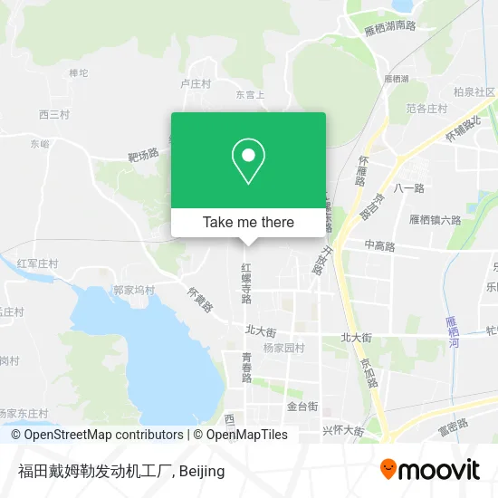 福田戴姆勒发动机工厂 map