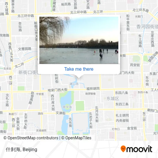 什刹海 map