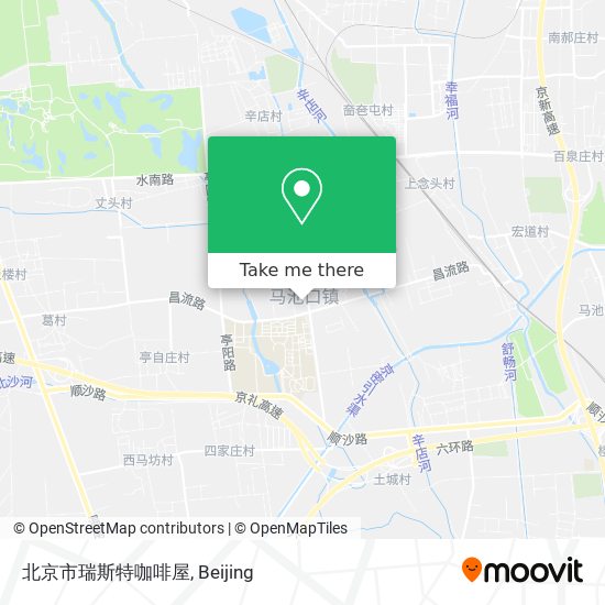 北京市瑞斯特咖啡屋 map
