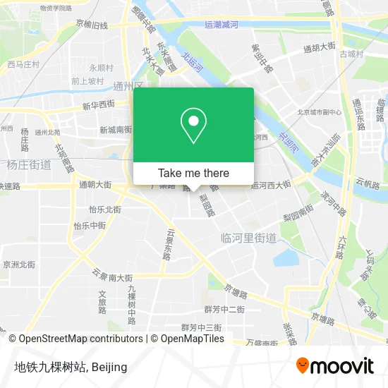 地铁九棵树站 map