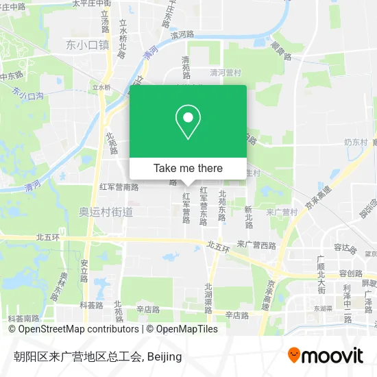 朝阳区来广营地区总工会 map