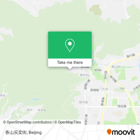 香山买卖街 map