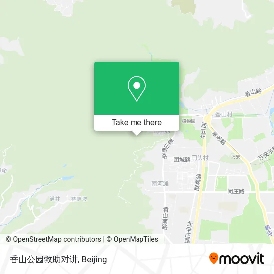 香山公园救助对讲 map