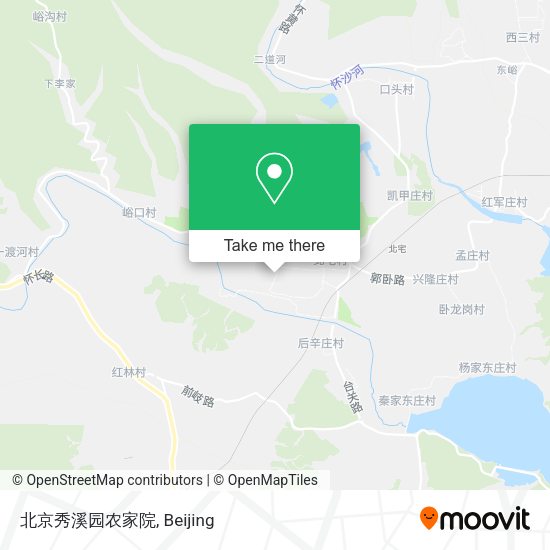 北京秀溪园农家院 map
