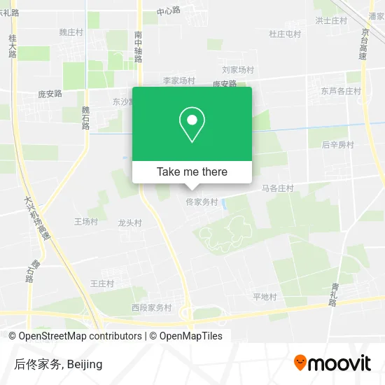 后佟家务 map