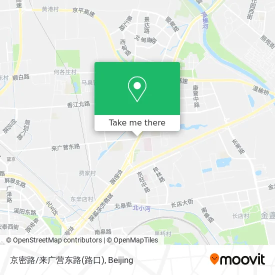 京密路/来广营东路(路口) map