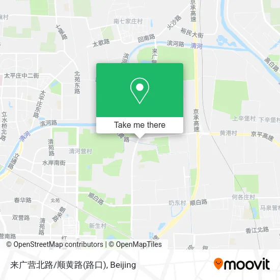 来广营北路/顺黄路(路口) map