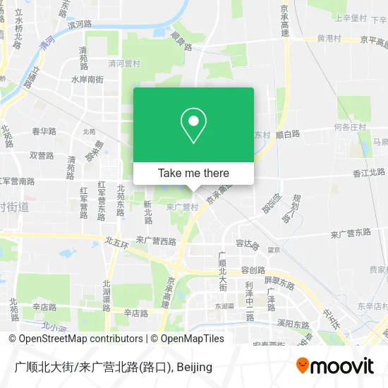 广顺北大街/来广营北路(路口) map