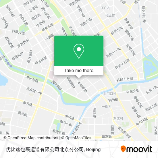 优比速包裹运送有限公司北京分公司 map