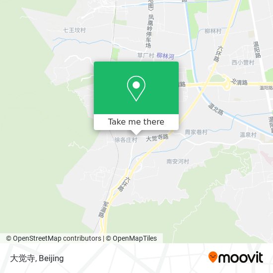 大觉寺 map