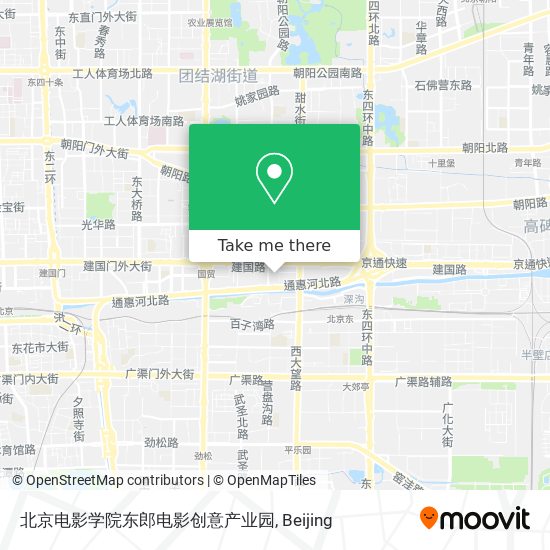 北京电影学院东郎电影创意产业园 map