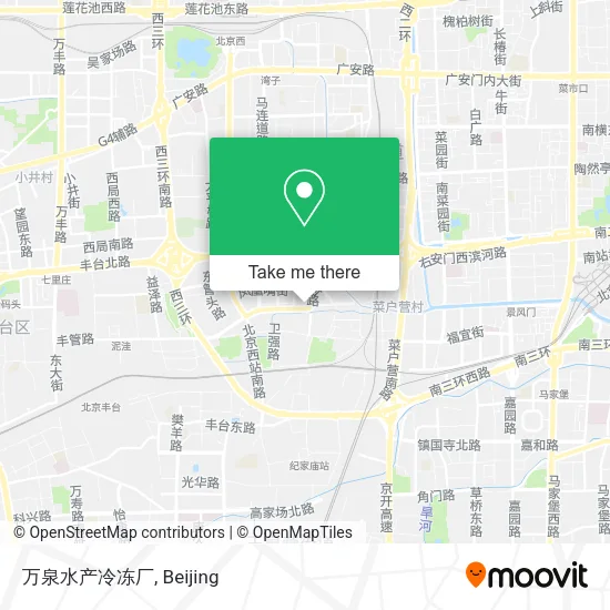 万泉水产冷冻厂 map