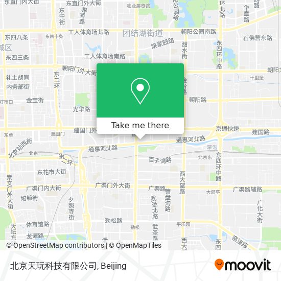 北京天玩科技有限公司 map