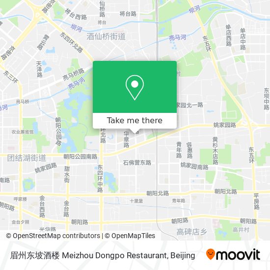 眉州东坡酒楼 Meizhou Dongpo Restaurant map