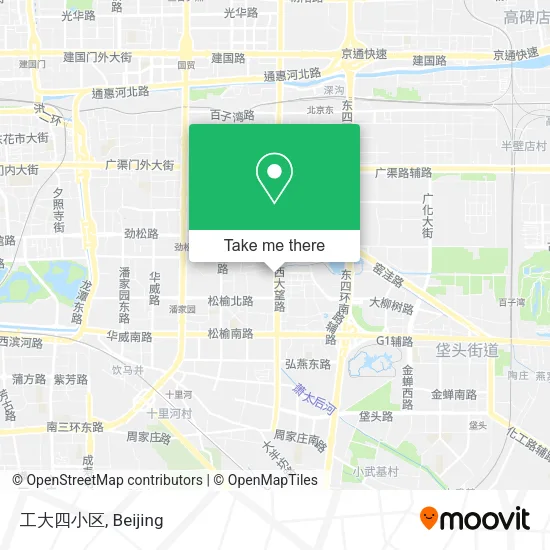 工大四小区 map