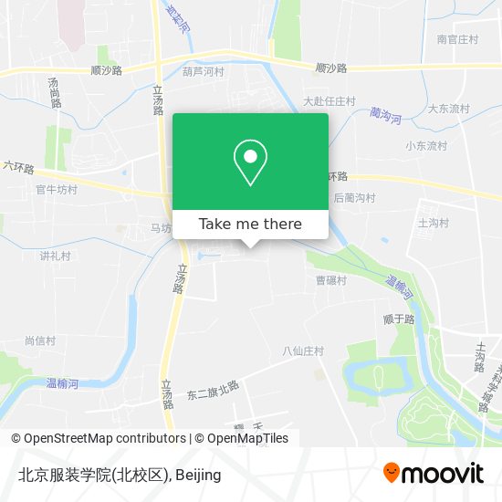 北京服装学院(北校区) map
