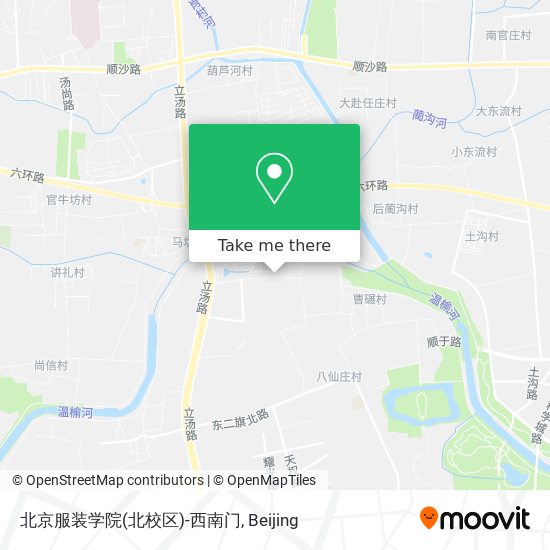 北京服装学院(北校区)-西南门 map