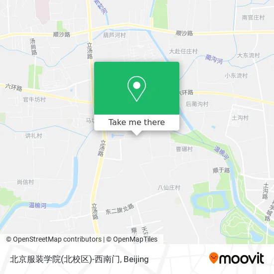 北京服装学院(北校区)-西南门 map