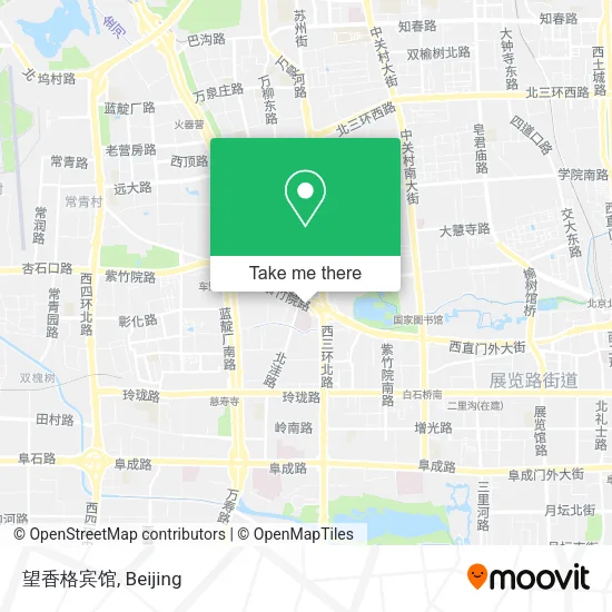 望香格宾馆 map