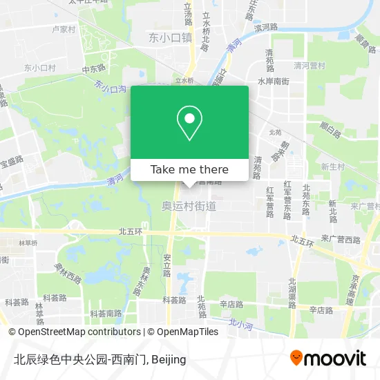 北辰绿色中央公园-西南门 map