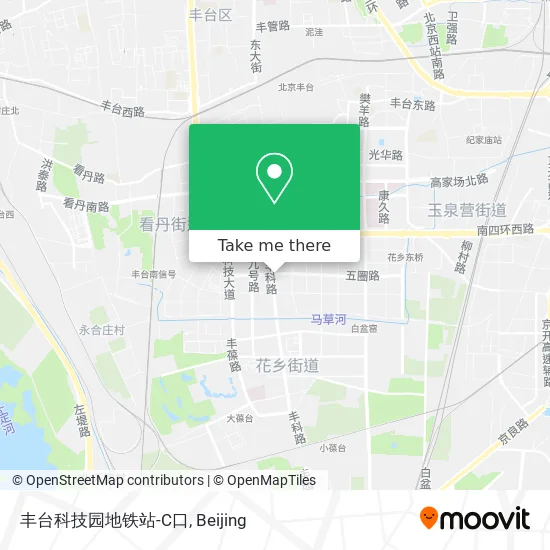 丰台科技园地铁站-C口 map