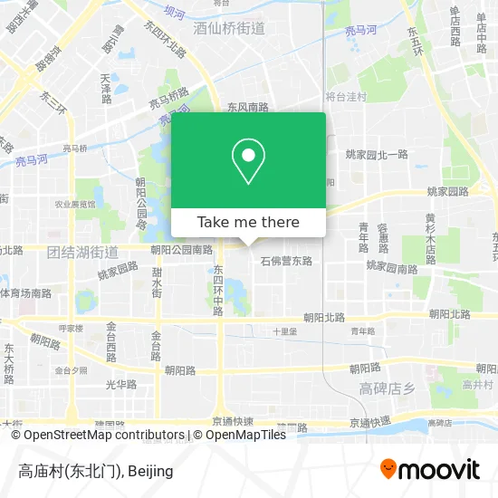 高庙村(东北门) map